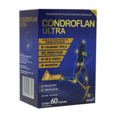 Airela Condroflan Ultra 60 Caps – Colágeno Ii + Vit D + Magnésio Sabor Sem sabor