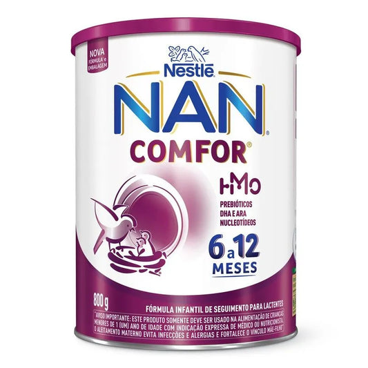 Fórmula Infantil Nan Comfor Hmo 6 A 12 Meses 800g