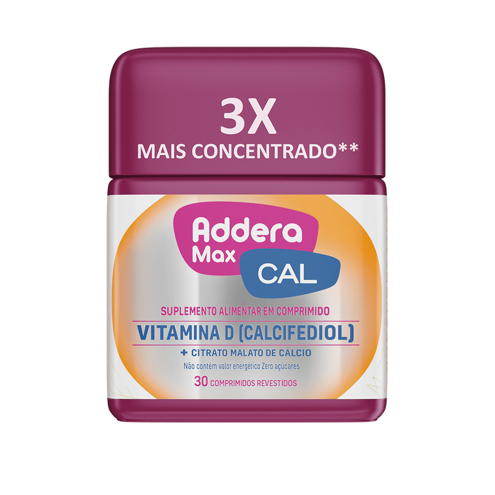 Addera Suplemento Alimentar Max Cal 30 Comprimidos