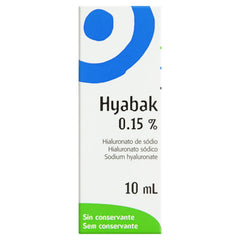 Colírio Hyabak 0,15% De 10ml