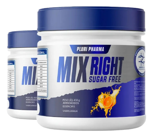 Pluri Pharma – Suplementos Kit 2 Potes Mix Right 360gr (sem Sabor)
