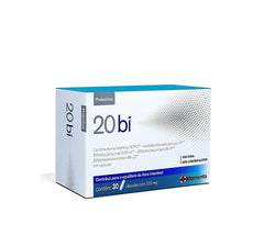 20BI 20 Bi Suplemento Probiótico Com 30 Cápsulas Flora Intestin Sabor Without flavor